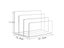 215*138mm Envelope Organizer Desktop Clear Acrylic File Sorter Desk File Folder Carousel 6