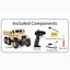 2.4Ghz 4Ch Remote Control Dongfeng 7 Six Wheeled Armor Truck Toy Green Remote C Carousel 4