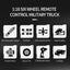 2.4Ghz 4Ch Rc Dongfeng 8 Six Wheeled Armor Truck Toy Yellow Remote Controlled T Carousel 6