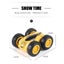 2.4G Mini High Speed Double Sided Remote Control Car Toy Blue Remote Controlled Carousel 2