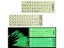 For Laptop PC Luminous Keyboard Sticker Letter Protective Film Alphabet Layout Carousel 3