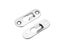 10 Pcs 44mm X 16mm Picture Hanger Metal Keyhole Hanger Fasteners For Picture Carousel 5