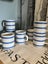 Vintage Carrigaline Blue Striped Cornishware STYLE Mugs {Made in Ireland} Carousel 5