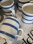 Vintage Carrigaline Blue Striped Cornishware STYLE Mugs {Made in Ireland} Carousel 6