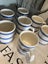 Vintage Carrigaline Blue Striped Cornishware STYLE Mugs {Made in Ireland} Carousel 8