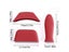 Non-Slip Silicone Handle Holder Pot Pan Handle Cover Heat Wrap Pot Sleeve Cover Carousel 4
