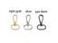 5/10pcs 10/16/19/19/26/31mm Metal Bag Strap Buckles Lobster Clasp DIY KeyChain Carousel 5