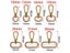 5/10pcs 10/16/19/19/26/31mm Metal Bag Strap Buckles Lobster Clasp DIY KeyChain Carousel 7