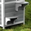 I.pet Cat House Wooden Outdoor Shelter Rabbit Hutch Condo Small Dog Roof House Carousel 3