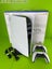 ** PS5 DISC CONSOLE + TWIN CONTROLLER + CABLES + ORIGINAL BOX ** Carousel 1