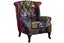 TNC Large Patchwork Wing Chair, 2199-88C Carousel 4