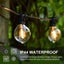 Festoon Magical Ambiance - 15m With 25 x G40 Bulbs - Connectable - Waterproof Carousel 5