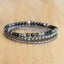 "EMF Protection" Black Tourmaline and Smoky Quartz Bracelet Set Carousel 1