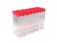 60 Piece Test Tubes 15ml (16x150mm ) Clear Plastic Test Tube Set With Caps And Carousel 6