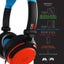 4Gamers C6-50 Wired Gaming Headset (Neon Blue & Red) Carousel 6