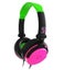 4Gamers C6-50 Wired Gaming Headset (Neon Green & Pink) Carousel 1