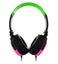 4Gamers C6-50 Wired Gaming Headset (Neon Green & Pink) Carousel 2