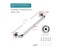 Bathroom Tub Toilet Handrail Stainless Steel 230mm-600mm Disabled Elderly Carousel 5
