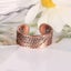 Copper Ring 100% solid Copper 4 Magnets NZ Fern Carousel 10