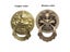 9 Inch Large Cast Lion Head Door Knocker Brass Ring Pull Vintage Handle Metal Carousel 6