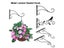 Hanging Bracket Hooks Hanger Wall Bird Flower Pot Basket Planter Lantern Metal Carousel 3