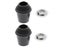 MagiDeal 2 Sets Rubber Bass Drum Legs Parts Percussion Instrument Parts Carousel 3