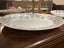 Antique Victorian Transferware serving platter x 2 Carousel 8