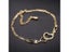 Fashion Double Heart Ankle Bracelet Crystal Leg Chain Gift 25cm Long Carousel 1