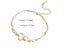 Fashion Double Heart Ankle Bracelet Crystal Leg Chain Gift 25cm Long Carousel 6