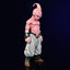 21cm Anime Dragon Ball Z Figure Majin Buu Action Figures PVC Statue Collection Carousel 2
