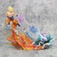 25cm Anime Dragon Ball Son Goku Vs Frieza Action Figures Pvc Model Doll Carousel 1