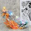 25cm Anime Dragon Ball Son Goku Vs Frieza Action Figures Pvc Model Doll Carousel 4