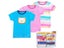 Retail 5pcs/pack 0-24mths Short-sleeve Baby T-shirts Summer Boys Girls Carousel 5