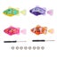 electric fish toy electric moving fish artificial moving fishes colorful moving Carousel 8