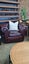 VINTAGE LEATHER BUTTONED CHESTERFIELD ARMCHAIR Carousel 1