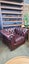 VINTAGE LEATHER BUTTONED CHESTERFIELD ARMCHAIR Carousel 5