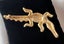 Collectible Large Pre-Loved Goldtone CROCODILE ALLIGATOR Brooch by AGATHA PARIS Carousel 8