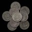 NZ SILVER HALFCROWN 2 OZ OF SILVER! $1 RESERVE! Carousel 1