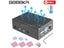 Black / Dark Gray Metal Case Cover With Heat Sinks For Raspberry Pi 4B Carousel 3