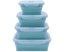 Set of 4 Collapsible Silicone Food Storage Container With BPA Free, Leftover Carousel 2
