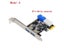 New USB 3.0 PCI-E Expansion Card Adapter With 2 Port Hub 19pin Header 4pin IDE Carousel 1