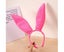 Satin rabbit ears headband in Stock head Buckle bunny hairpin Halloween rabbi Carousel 2