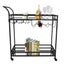 Bar Kitchen Trolley with Mirror Shelves Carousel 3