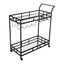 Bar Kitchen Trolley with Mirror Shelves Carousel 4