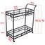 Bar Kitchen Trolley with Mirror Shelves Carousel 11