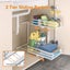 2 Tier Sink Organizer Storage Carousel 1