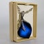 Kiwicraft - Navy Lily Rhodium Necklace Carousel 2