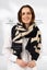 Stella and Gemma Zebra Heart Scarf Black Cream Carousel 2