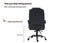Ergolux Executive Leather Massage Office Chair (Black) Carousel 6