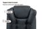 Ergolux Executive Leather Massage Office Chair (Black) Carousel 7